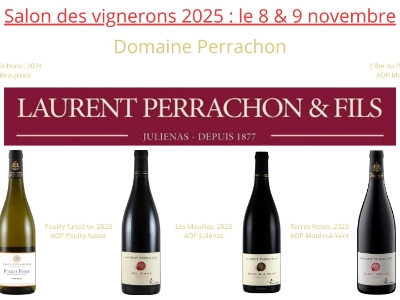 Quatrième vigneron du salon 2025 ! Quatrième vigneron du salon 2025 !
